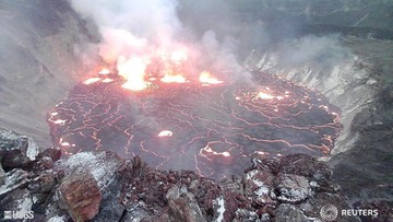 USA Erupcja najbardziej aktywnego wulkanu na świecie Wybuchł wulkan