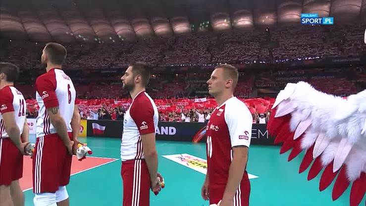 Mazurek Dąbrowskiego przed meczem Polska Serbia Polsat Sport