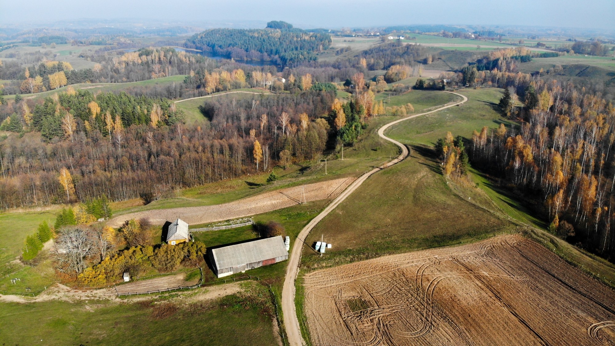 Jesień na nizinach z lotu ptaka - zdjęcie 20
