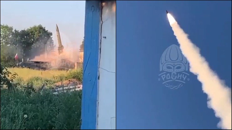 Rosjanie opublikowali wideo z wystrzału rakiet, których mieli nie używać. Nagranie później usunięto