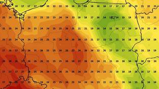 09.07.2023 06:00 Olbrzymie wahania temperatury i gwałtowne burze gradowe. Niepokojące prognozy