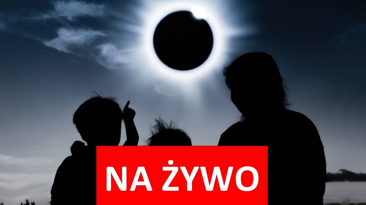 Oglądaj na żywo wielkie zaćmienie Słońca. Wspaniały spektakl