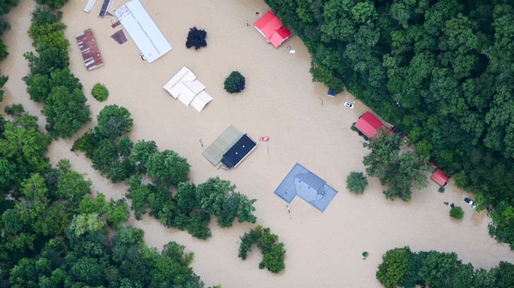 USA. Powodzie w Kentucky. Zginęło co najmniej 28 osób