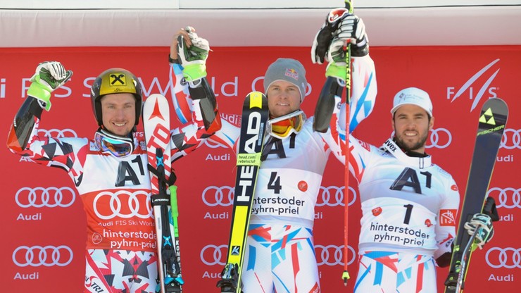 Alpejski PŚ: Pinturault po raz drugi wygrał slalom gigant w Hinterstoder