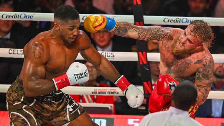 Anthony Joshua i Jake Paul 