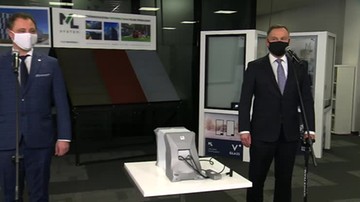 Urządzenie wykrywające Covid-19. Przedstawił je prezydent