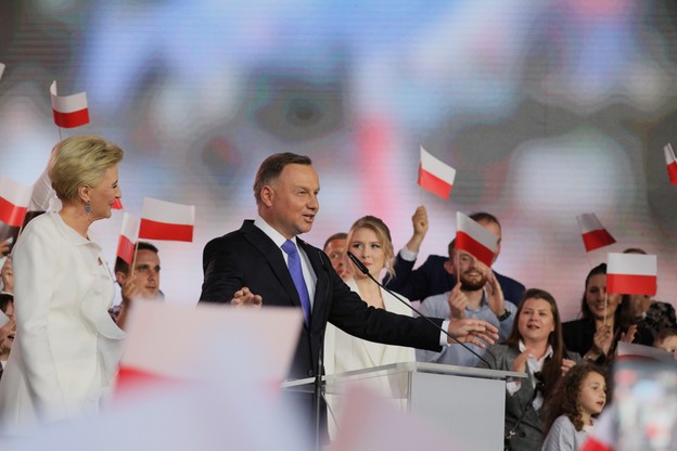 "Niech żyje Polska". Andrzej Duda po ogłoszeniu wyników exit poll
