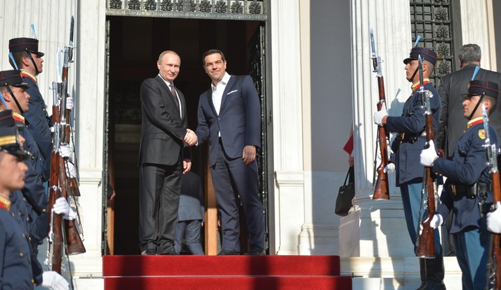 Putin rozpoczął dwudniową wizytę w Grecji