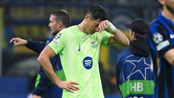 Kuriozalna sytuacja po meczu Barcelony. Lewandowski pozostawiony na lodzie