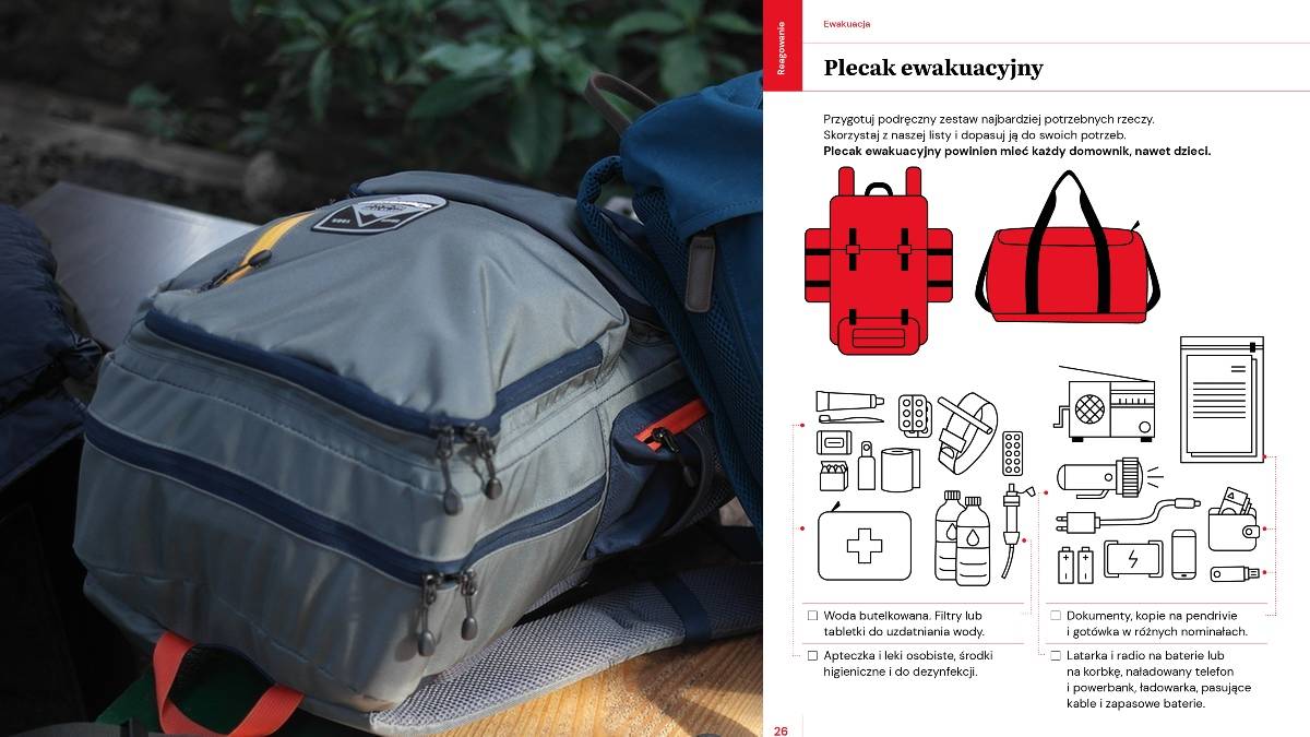 To powinien mieć każdy. Co spakować do plecaka ewakuacyjnego?