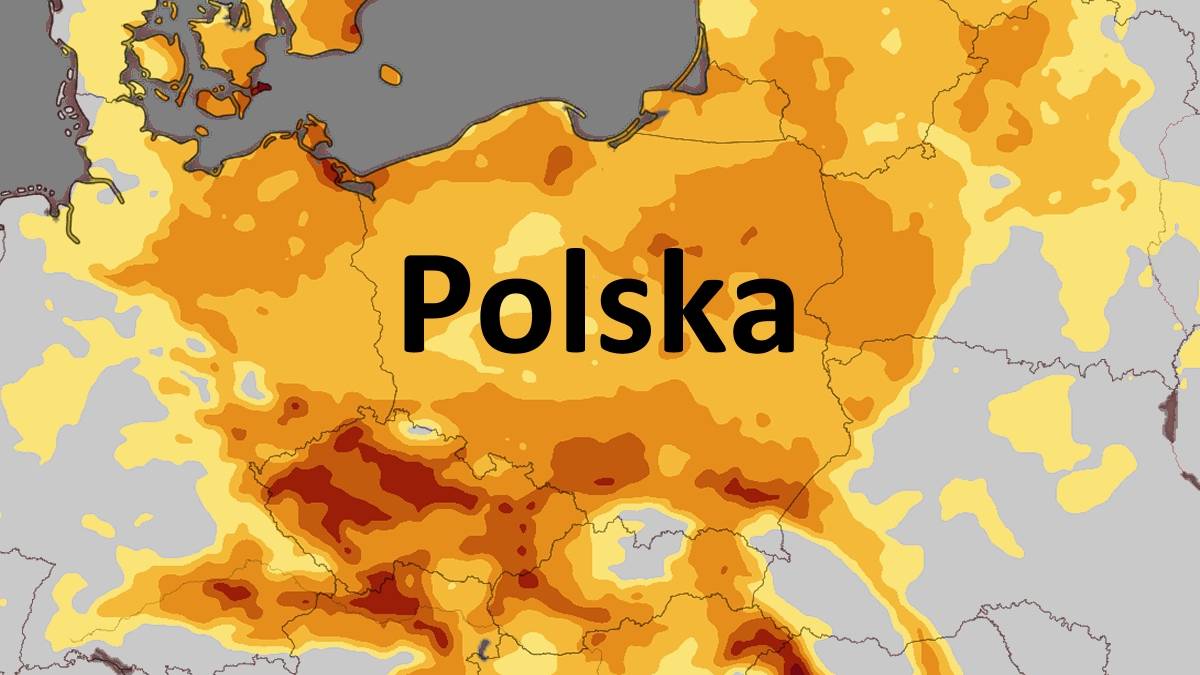 Susza pogłębia się. Fot. windy.com