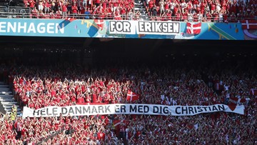 Wspaniały gest w meczu Dania - Belgia! Przerwali spotkanie dla Eriksena