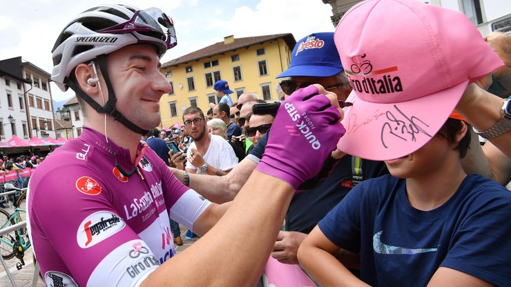 Giro d'Italia: Viviani wygrał po raz czwarty, Yates nadal liderem