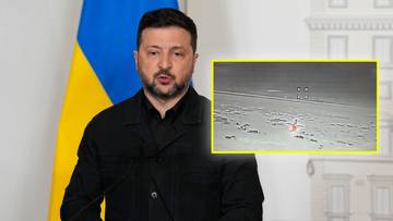 Nowa broń Ukraińców dopadła drona z odrzutowym napędem. Zełenski chwali żołnierzy