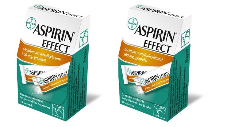 Saszetki Aspirin Effect firmy Bayer wycofane z obrotu