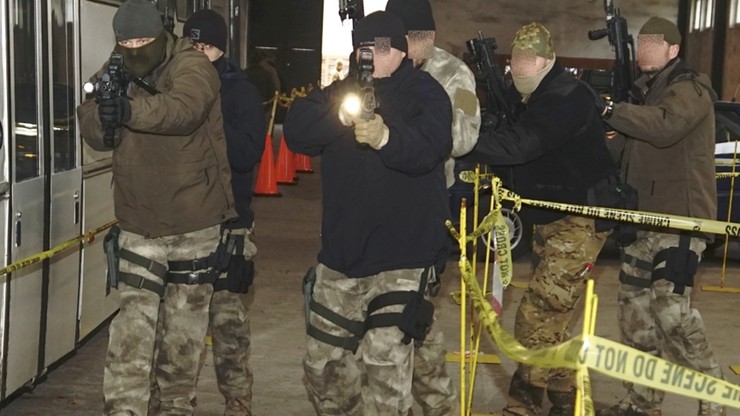"Aktywny strzelec" - polscy policjanci i marynarze US Navy na wspólnych ćwiczeniach