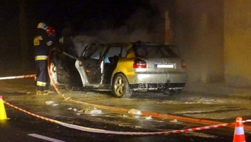 Tragedia w Wielkopolsce: dwie osoby spłonęły w samochodzie