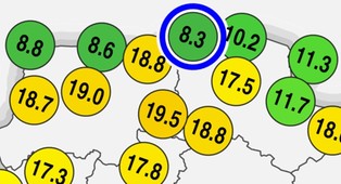 21.04.2023 05:54 Dziwne zachowanie temperatury na Pomorzu. Między Kołobrzegiem a Koszalinem aż 10 stopni różnicy