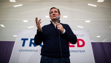 Ted Cruz pokonał Donalda Trumpa w pierwszej rundzie republikańskich prawyborów