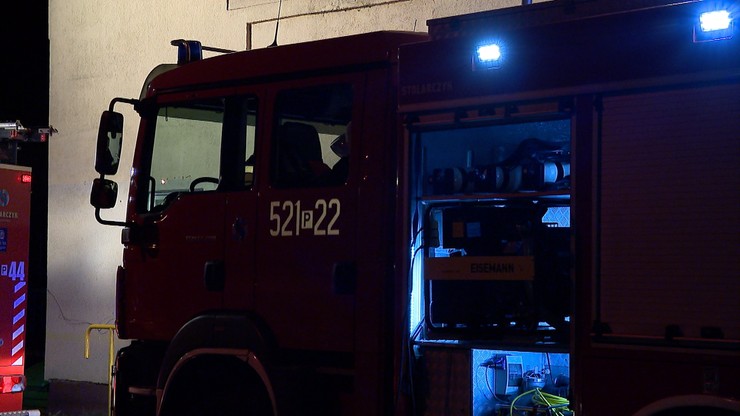 Warszawa: pożar w hotelu pracowniczym we Włochach