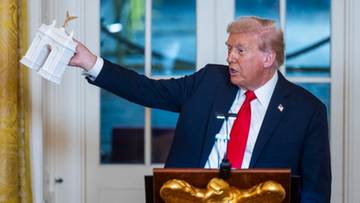 Donald Trump chce zbudować łuk triumfalny na swoją cześć. Pokazał makietę