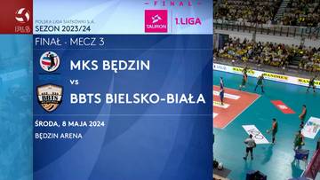 MKS Będzin - BBTS Bielsko-Biała. Skrót meczu