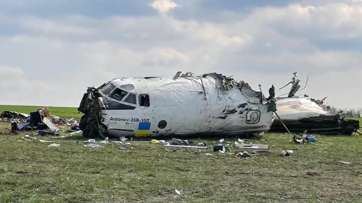 Ukraina. Katastrofa samolotu Antonow An-26