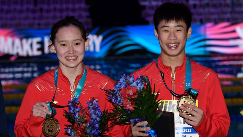 MŚ w pływaniu: Chińczycy najlepsi w skokach synchronicznych z wieży