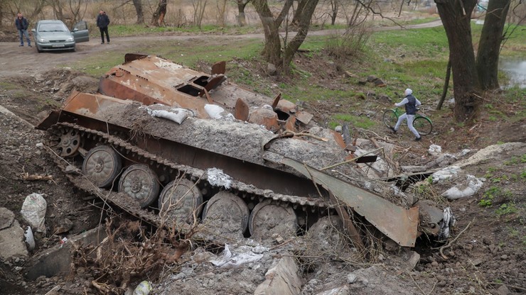 Wojna w Ukrainie. Sztab Generalny: straty Rosjan to 21 200 żołnierzy i ponad 800 czołgów