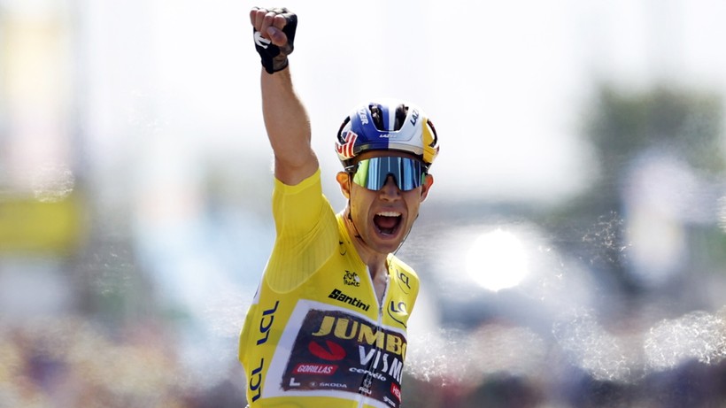 Tour de France: Wout van Aert wygrał etap i umocnił się na prowadzeniu