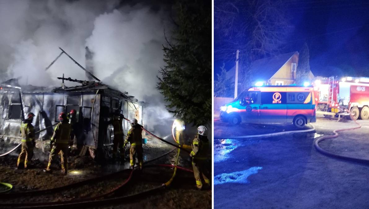 Pożar domu na Podlasiu. Są ofiary śmiertelne