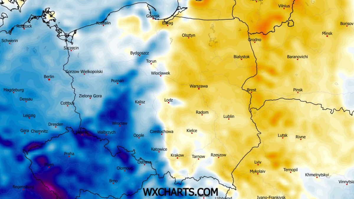 Cieplejsze powietrze wróci pod koniec tygodnia, ale nie wszędzie