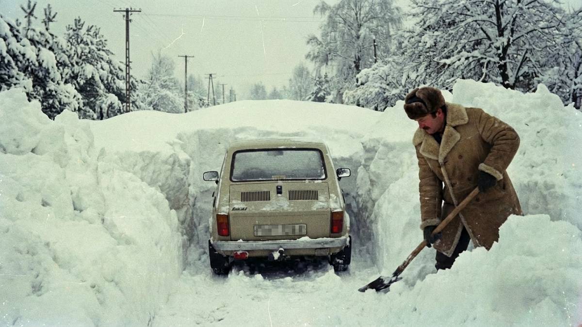 Zima z początku 1979 roku w Wielkopolsce. Fot. TwojaPogoda.pl