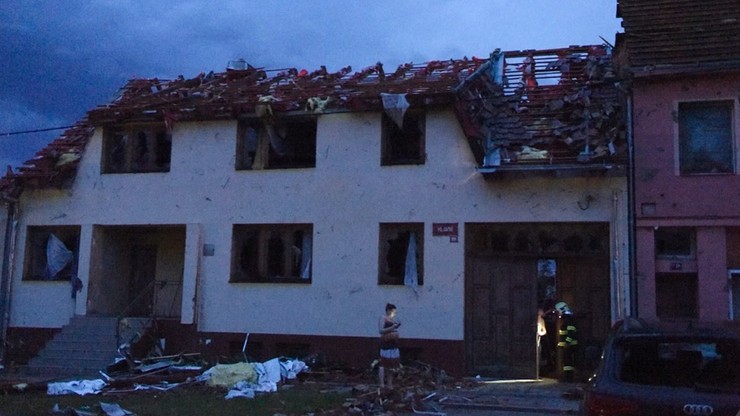 Tornado zdemolowało południowe Czechy. Są ofiary
