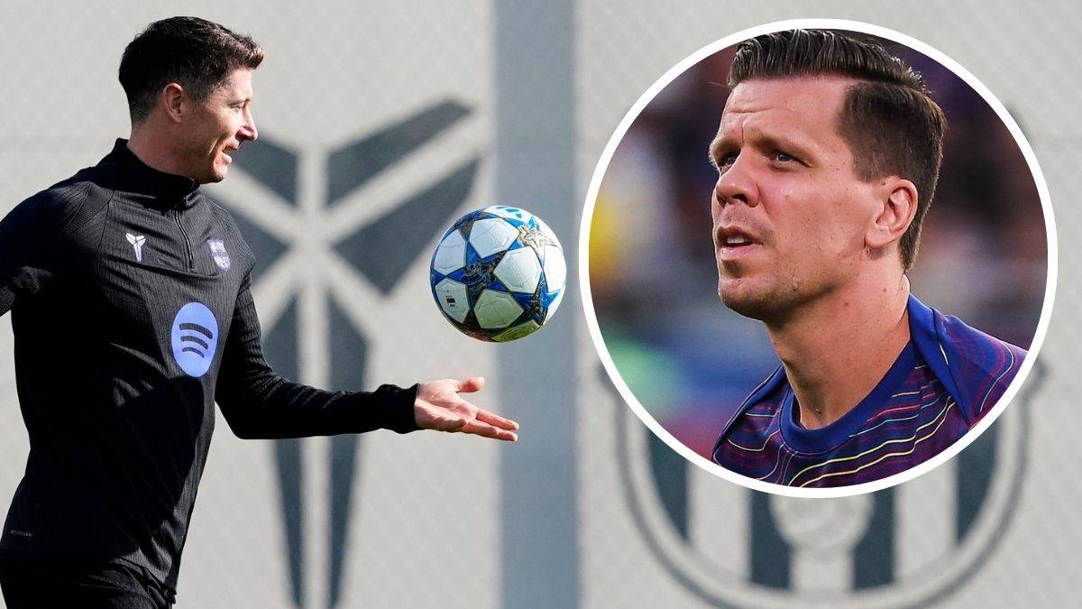 Robert Lewandowski i Wojciech Szczęsny.