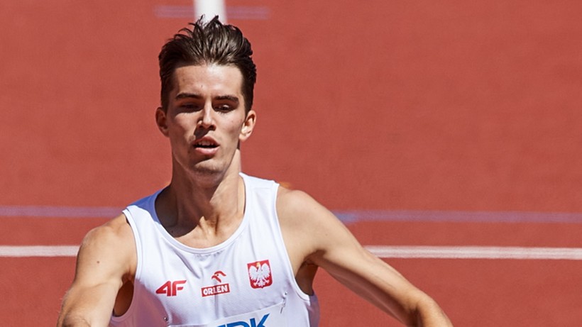 MŚ Eugene 2022: Kajetan Duszyński odpadł w eliminacjach biegu na 400 m