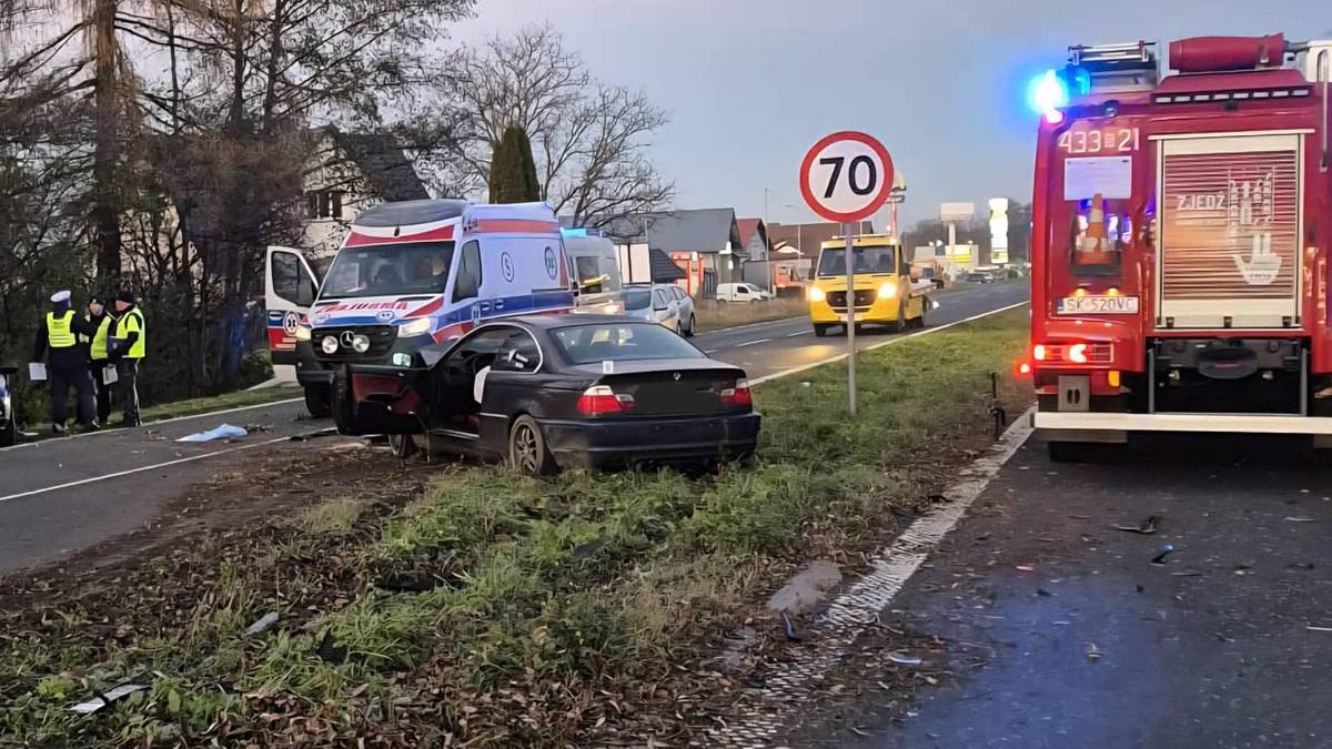 Tragiczny wypadek z udziałem bmw. Nie żyje 18-latka