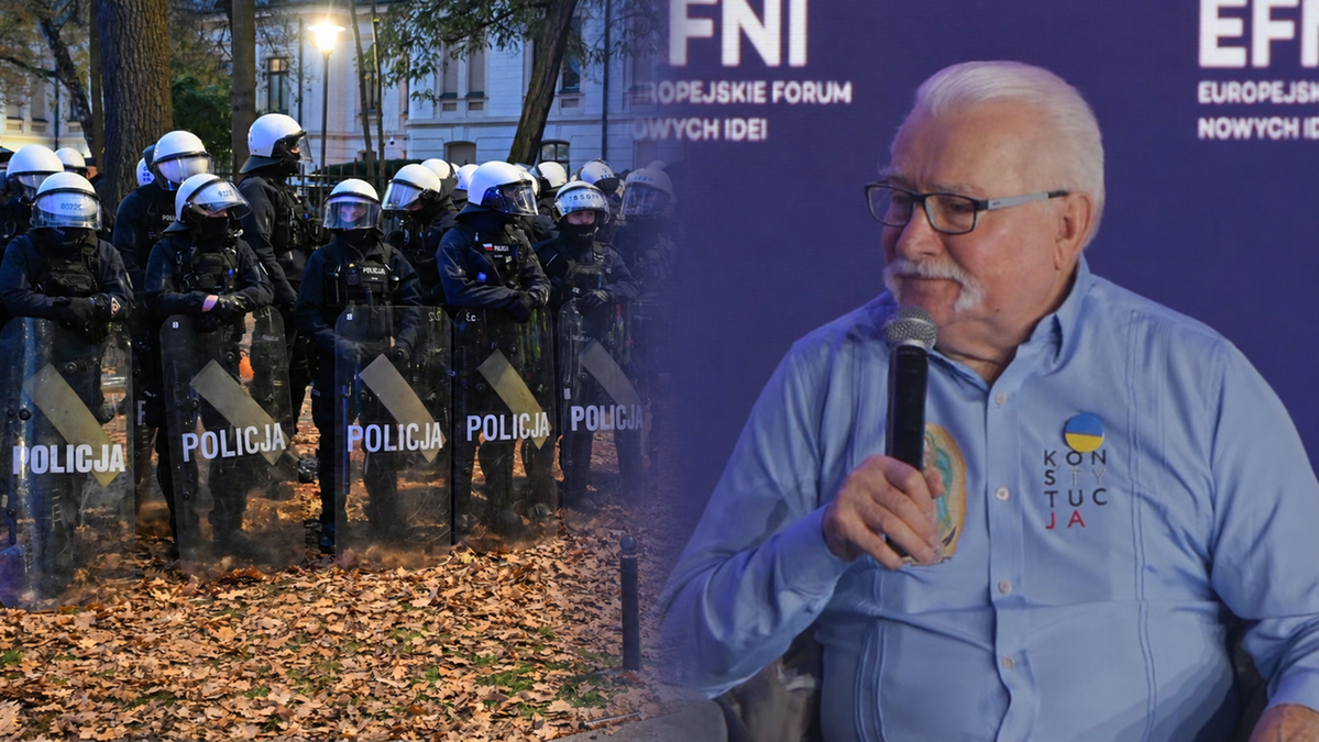 Lech Wałęsa reaguje na sceny przed TK. "Nie mamy wyboru"