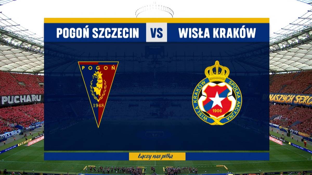 Pogoń Szczecin - Wisła Kraków. Skrót finału Fortuna Pucharu Polski (WIDEO)
