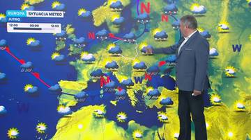 Prognoza pogody - czwartek, 21 listopada - wieczór