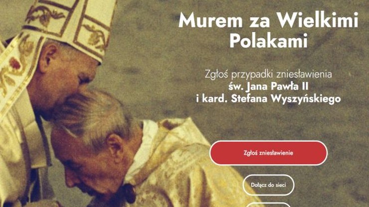 "Murem za wielkimi Polakami". Ordo Iuris zbiera przypadki zniesławienia Jana Pawła II