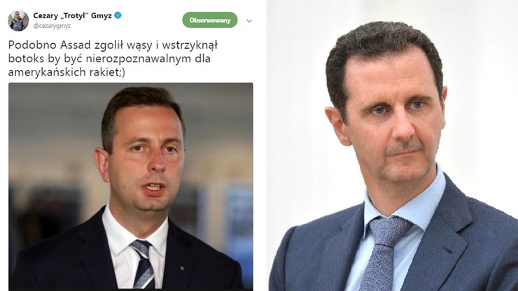 Gmyz znowu szokuje: lidera ludowców porównał do przywódcy Syrii. "Jest pan absolutnym moralnym dnem"
