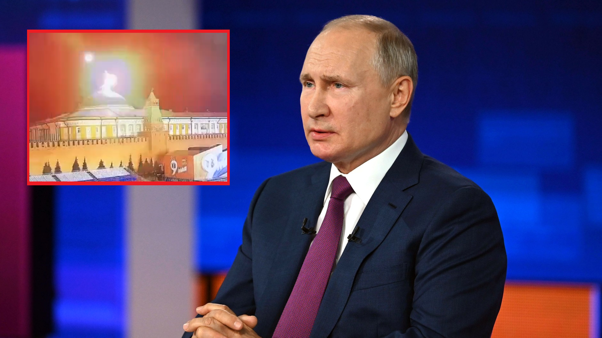 Rosja oskarża Ukrainę o atak dronami na Kreml. Twierdzą, że była to próba zabicia Putina