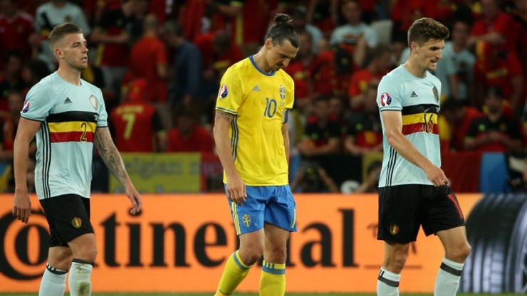 Belgia pokonała Szwecję! Smutne pożegnanie Ibrahimovicia