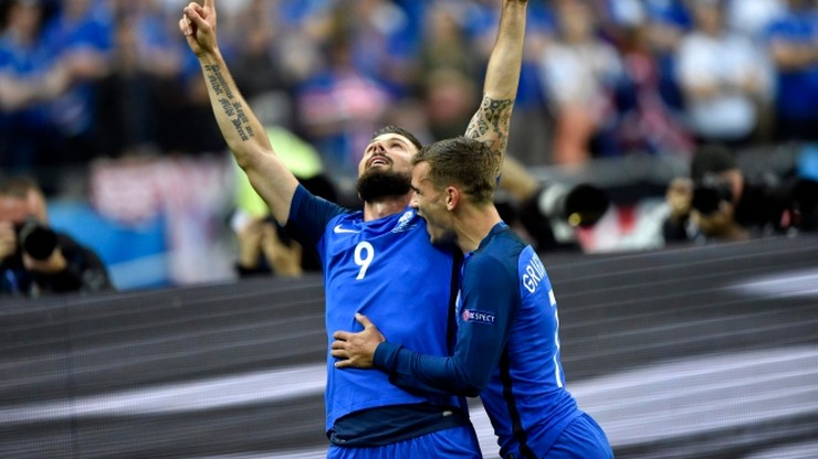 Islandia rozstrzelana do przerwy! Cztery gole Francuzów w 45 minut