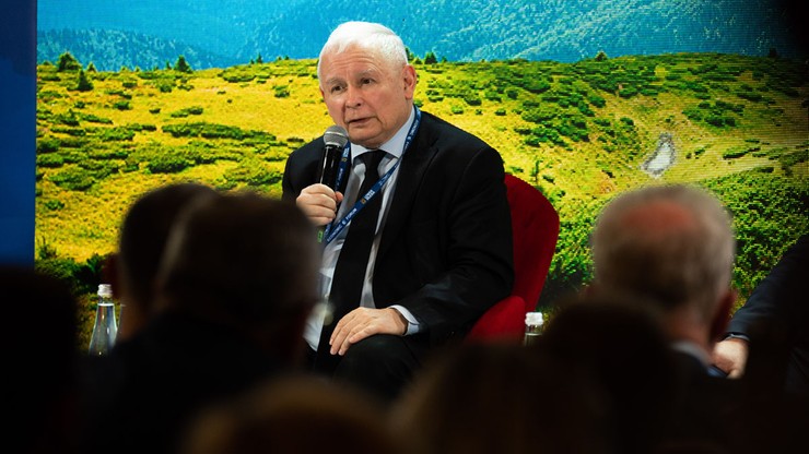 Forum Ekonomiczne w Karpaczu. Jarosław Kaczyński mówił o konieczności zwycięstwa Ukrainy w wojnie