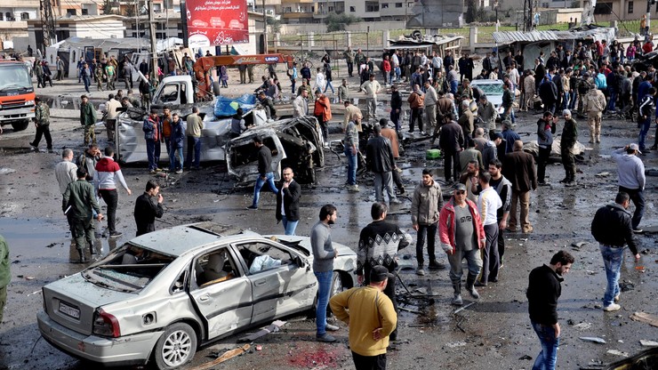 Seria zamachów na przedmieściach Damaszku. Co najmniej 142 zabitych