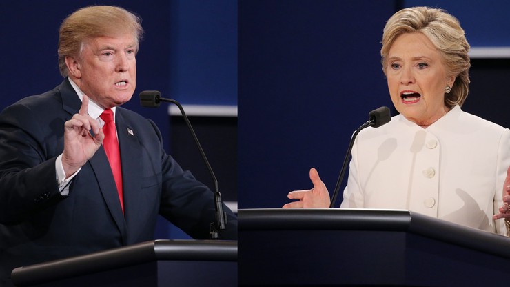 Finałowa debata prezydencka: o broni, Sądzie Najwyższym i kto wpłaca na fundację Clintonów