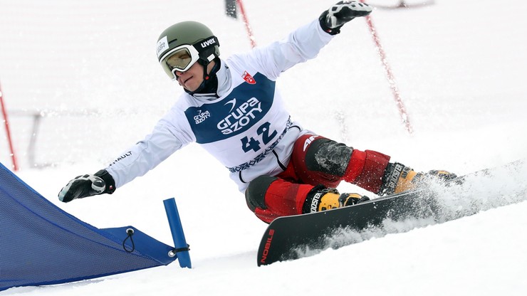PŚ w snowboardzie: Kwiatkowski dwunasty w slalomie gigancie