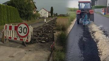 Zaorał nowy asfalt. Decyzja prokuratury ws. rolnika z Gliwic